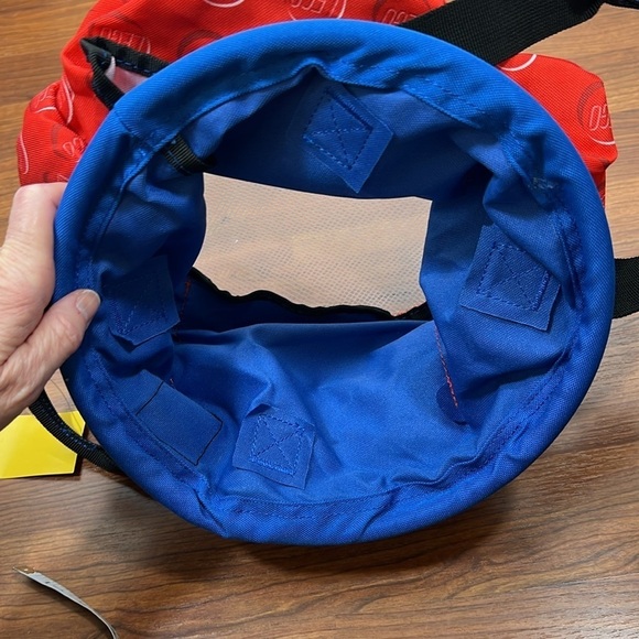 Lego Big Storage Bucket Bag Blue/Red NWT - Picture 7 of 7